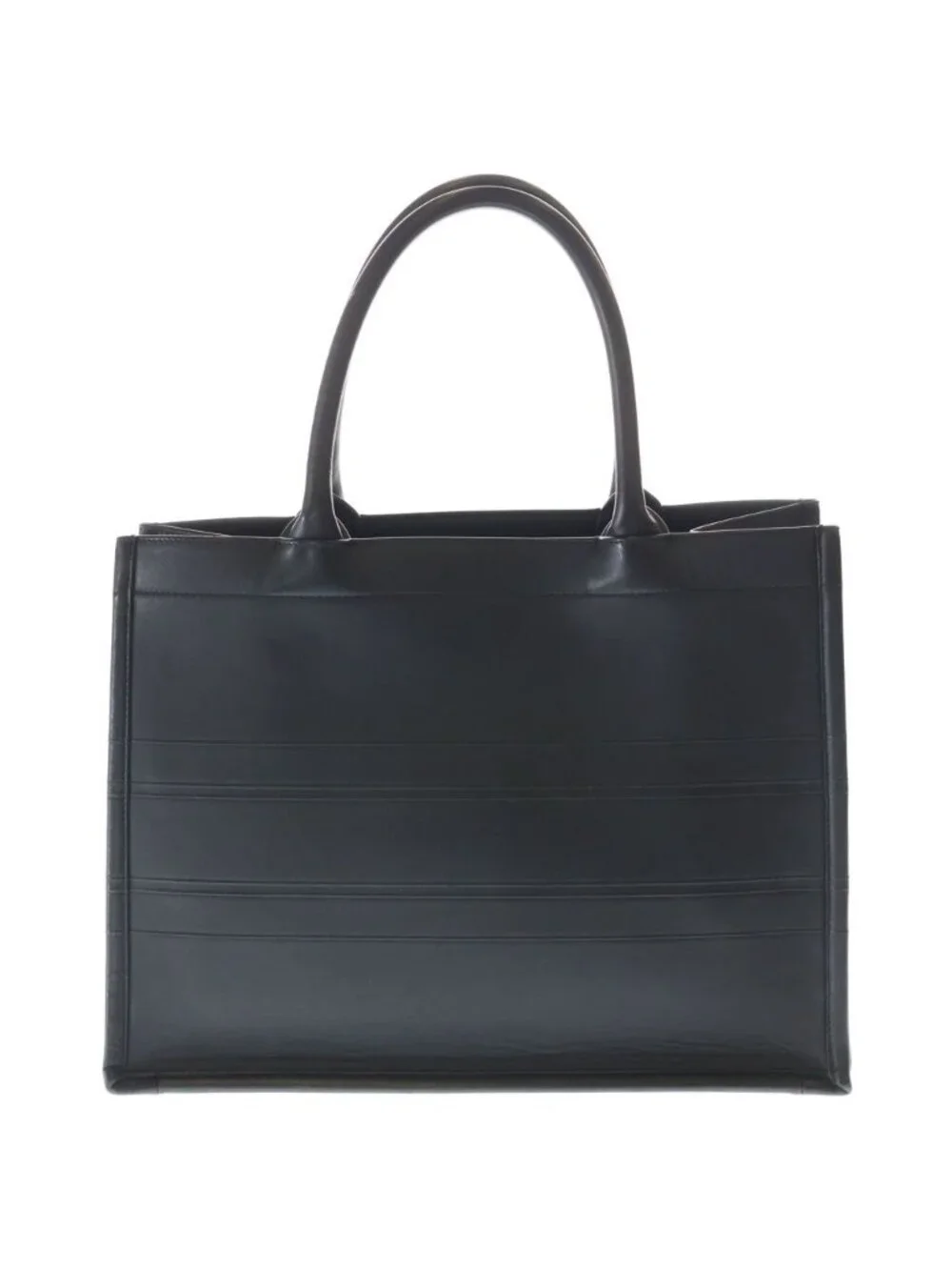 Dior Book Tote Black Leather